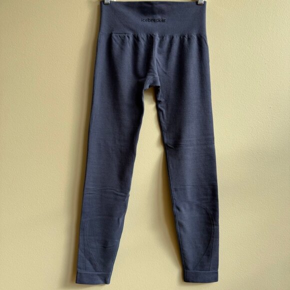 Icebreaker Women's Merino 260 Zoneknit Seamless Active 25" Tights Graphite Small - Picture 3 of 10